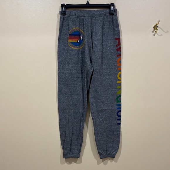 Aviator Nation Heather Gray Logo Sweatpants Size Small - Picture 7 of 13